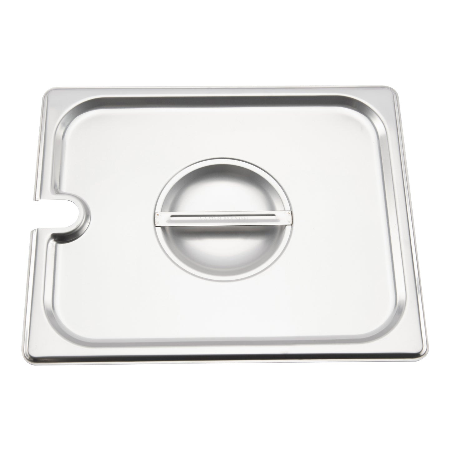Browne Slotted Food Pan Cover, Half Size, Stainless Steel - 575539
