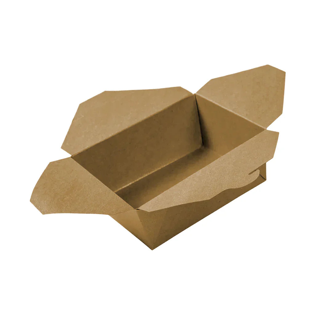Globe Kraft Paper Food Box, 6" x 4.75" x 2.5" (200-pack) - 6064