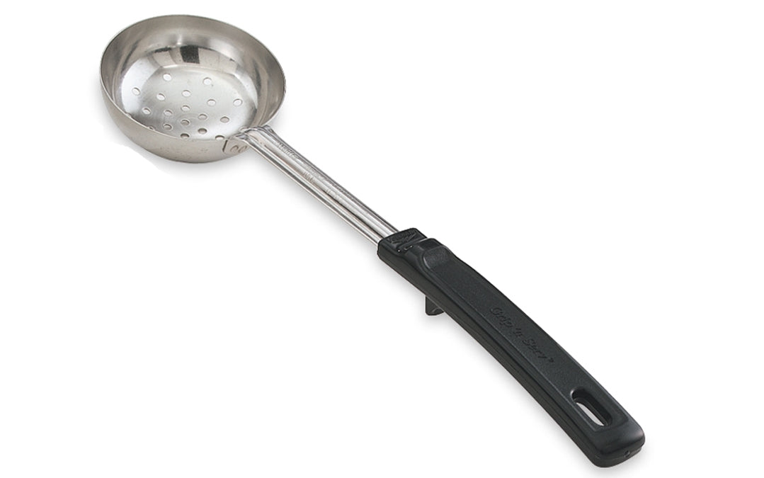 Vollrath Grip N Serve Solid Round Spoodle, 5 oz, Black Handle, FINAL SALE - 61174