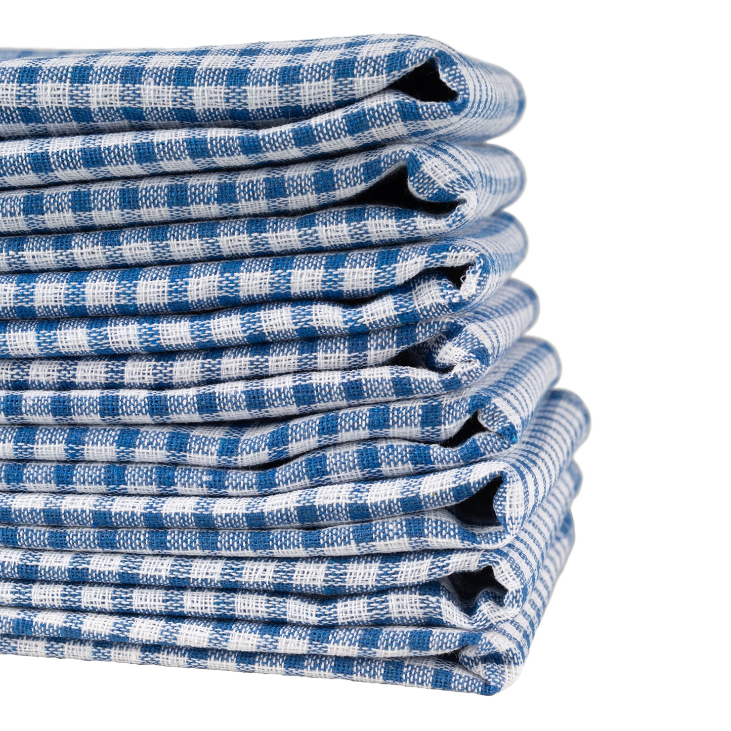 Vista Textiles Waffle Weave Tea Towel, 22" x 34", Blue (12-pack) - 8665