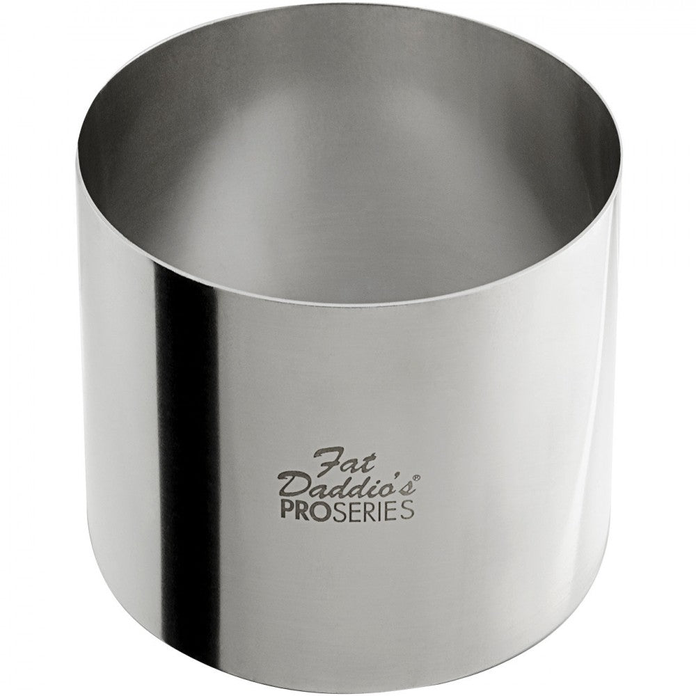 Fat Daddio's ProSeries Cake and Pastry Ring, 3.5" x 3", Stainless Steel, FINAL SALE - SSRD-3530