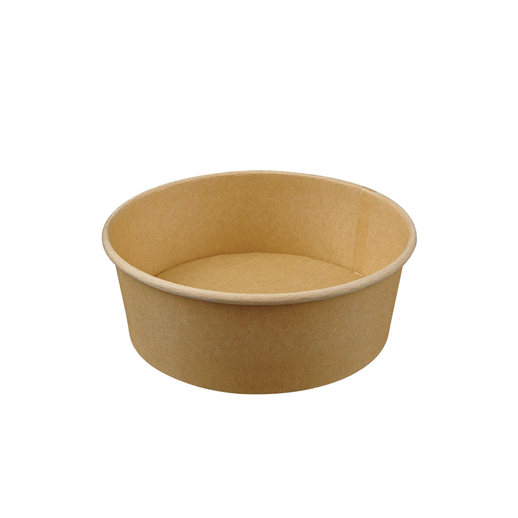 Globe Compostable Kraft Paper Bowl, 24 oz (300-pack) - 6724