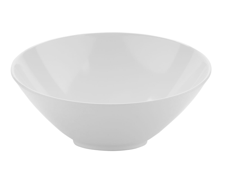 G.E.T. San Michele Bol cascade / incliné, blanc, 12 oz, 6,5" x 3,25" (paquet de 12) - B-786-W
