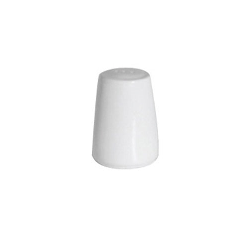 Continental China Plain White Salt Shaker, 3.25", White (12-pack) - 51CCPWD086