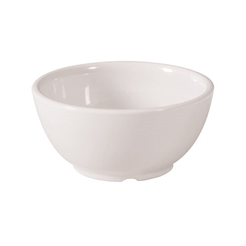 G.E.T. Diamond White Rimmed Bowl, 4.5 oz, Melamine (48-pack) - B-454-DW