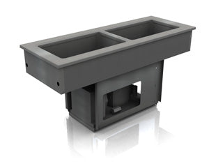 Delfield 8169-EFN Réfrigérateur encastré à 3 bacs étroits LiquiTec, 115 V, VENTE FINALE