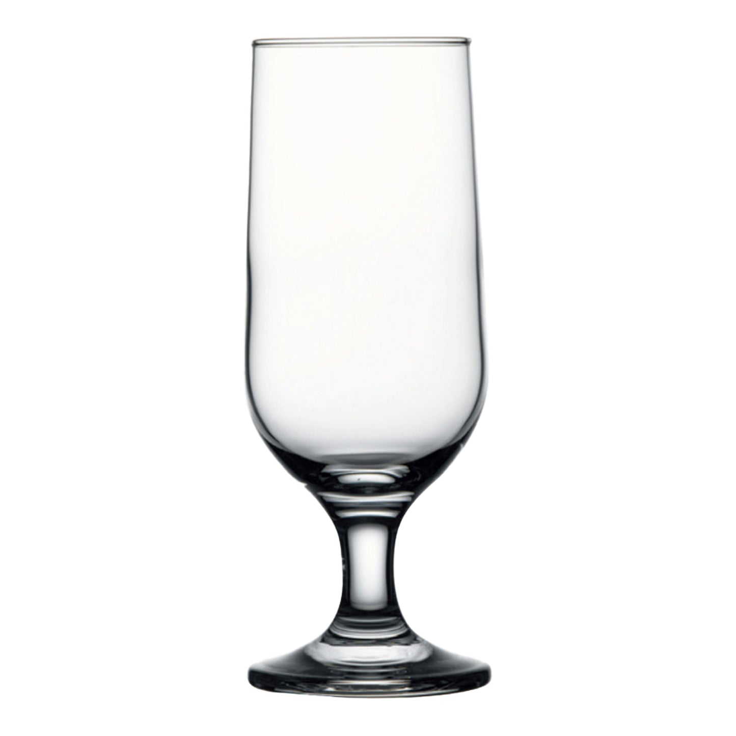 Pasabahce Capri Footed Beer Glass, 12 oz (24-pack) - PG44882