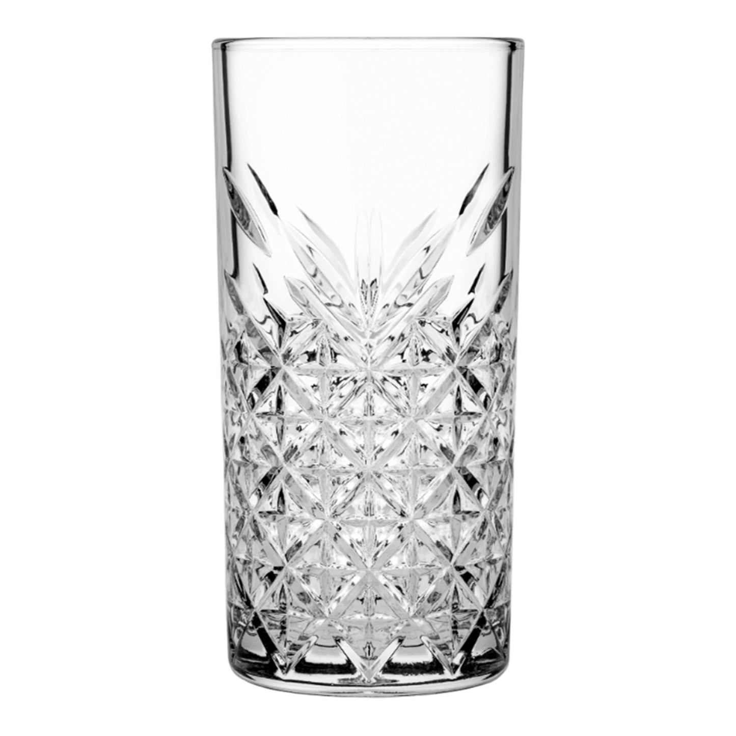 Pasabahce Timeless Long Drink Glass, 15 oz, Clear (12-pack) - PG52800