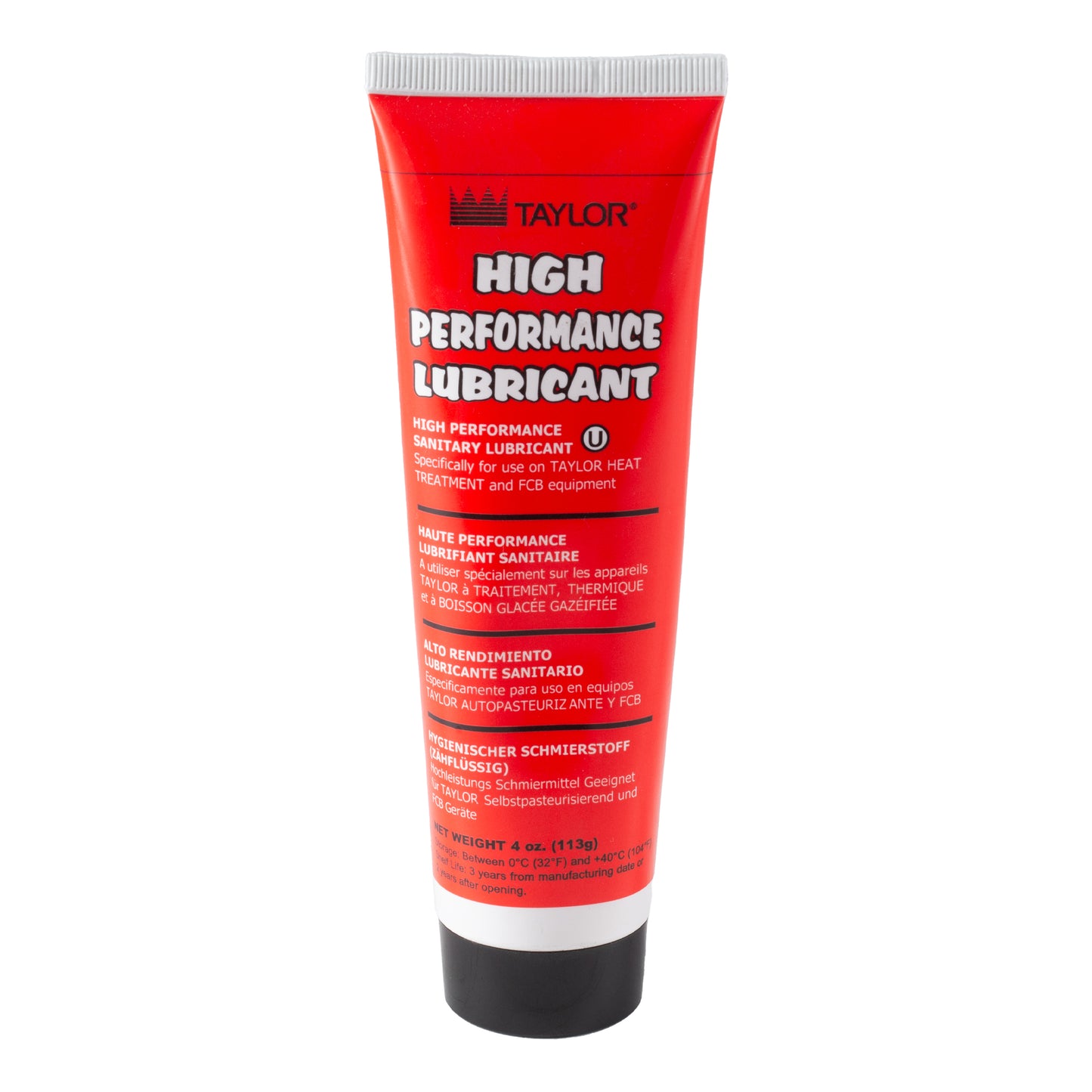 Taylor High Performance Sanitary Lubricant for Taylor Heat Treatment and FCB Equipment, 4 oz, Red - T048232