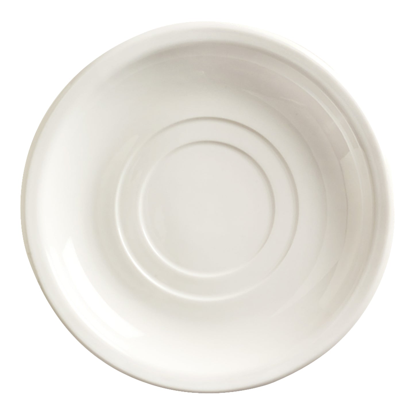 Libbey World Tableware Porcelana Double-Well Saucer, 5.5" (36-pack) - 840-215-005