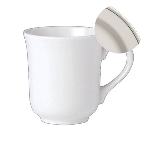 Tasse Steelite Simplicity Black Line Club, 8,5 oz (paquet de 36), VENTE FINALE