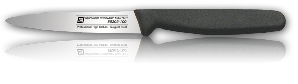 Couteau d'office Canada Cutlery, 4 pouces, noir - 88203-100