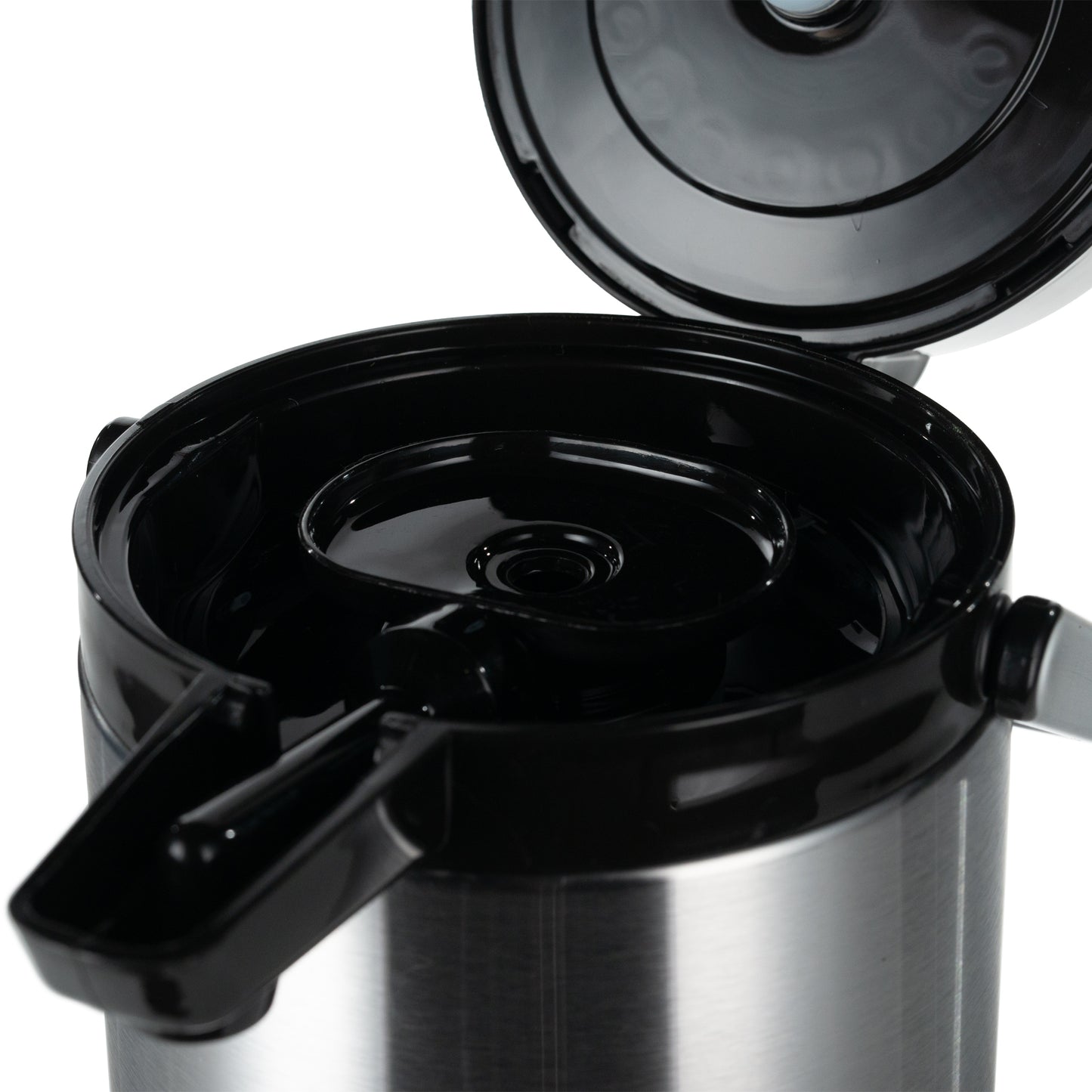 Service Ideas Eco-Air Vacuum Insulated Airpot, 2.2 L, Stainless Steel/Brushed Finish - ECAL22S