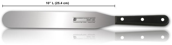 Canada Cutlery Spatula/Pallet Knife, 10", Black Handle, FINAL SALE - 96001-250