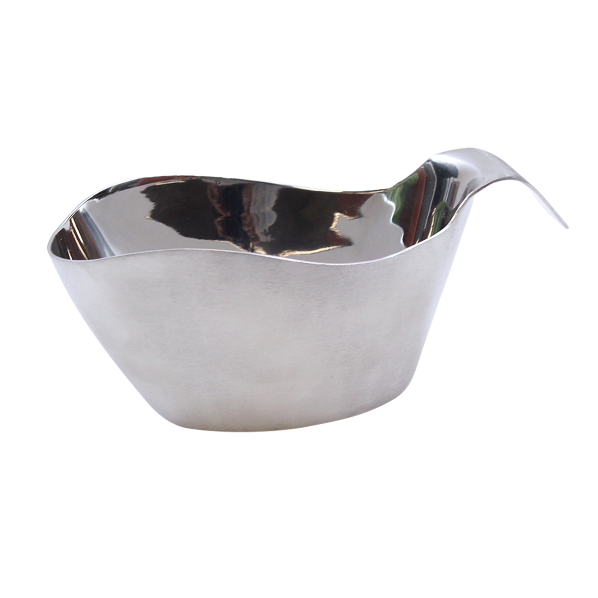 TableCraft Stackable Sauce Boat, 12 oz, Stainless Steel, FINAL SALE - 9812