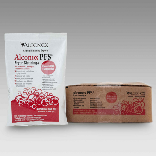 Alconox | Nettoyant de cuisine commercial PFS, 8 oz (paquet de 8)