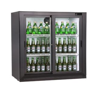 EFI Versa-Chill Sliding Glass Door Refrigerator, 36", 2-Door - C2S-3640-CT