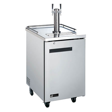EFI Versa-Chill CBBSDD1-24CC 1-Door Stainless Back Bar Direct Draw Cooler