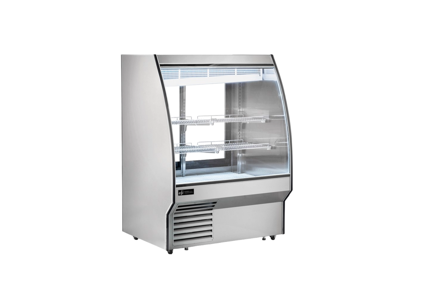 EFI CDCSC-84 Curved Stainless Deli Case