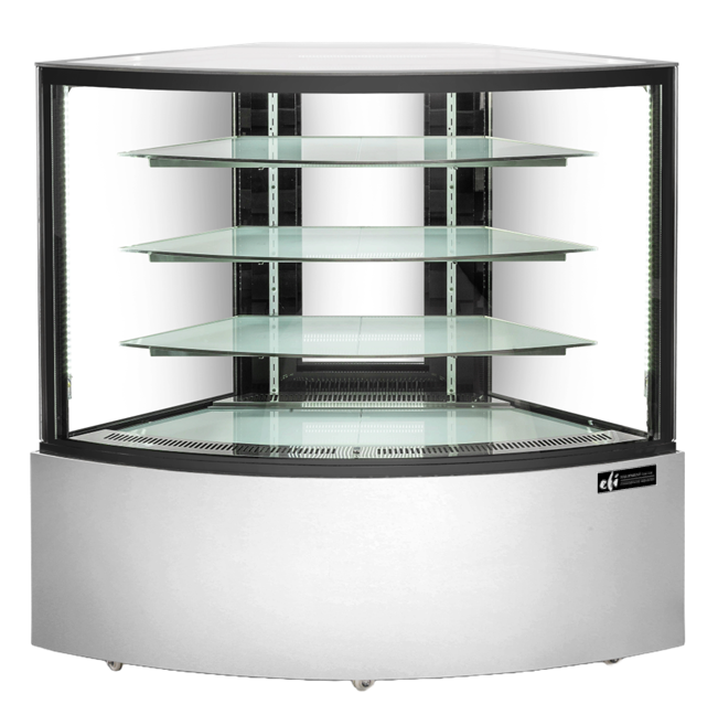 EFI CGCRM-5956 Corner Glass Display Case