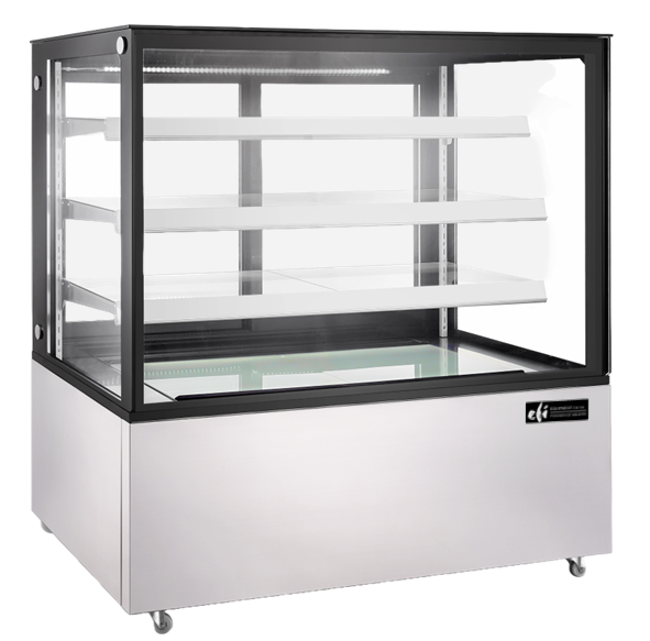 EFI CGSM-4956 Straight Glass Display Case Stainless