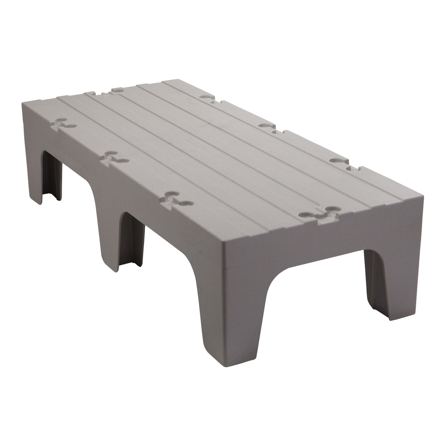 Cambro | Palette d'entreposage solide, 48" x 21" x 12", gris