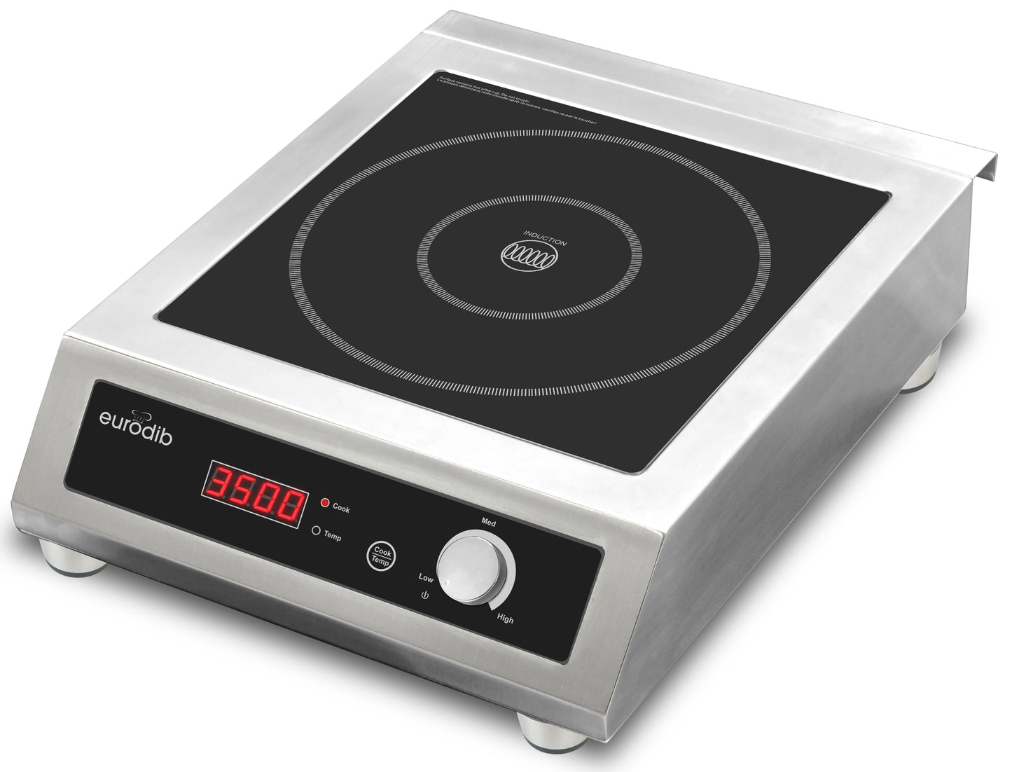 Eurodib Super Wide Commercial Induction Cooker, 208V