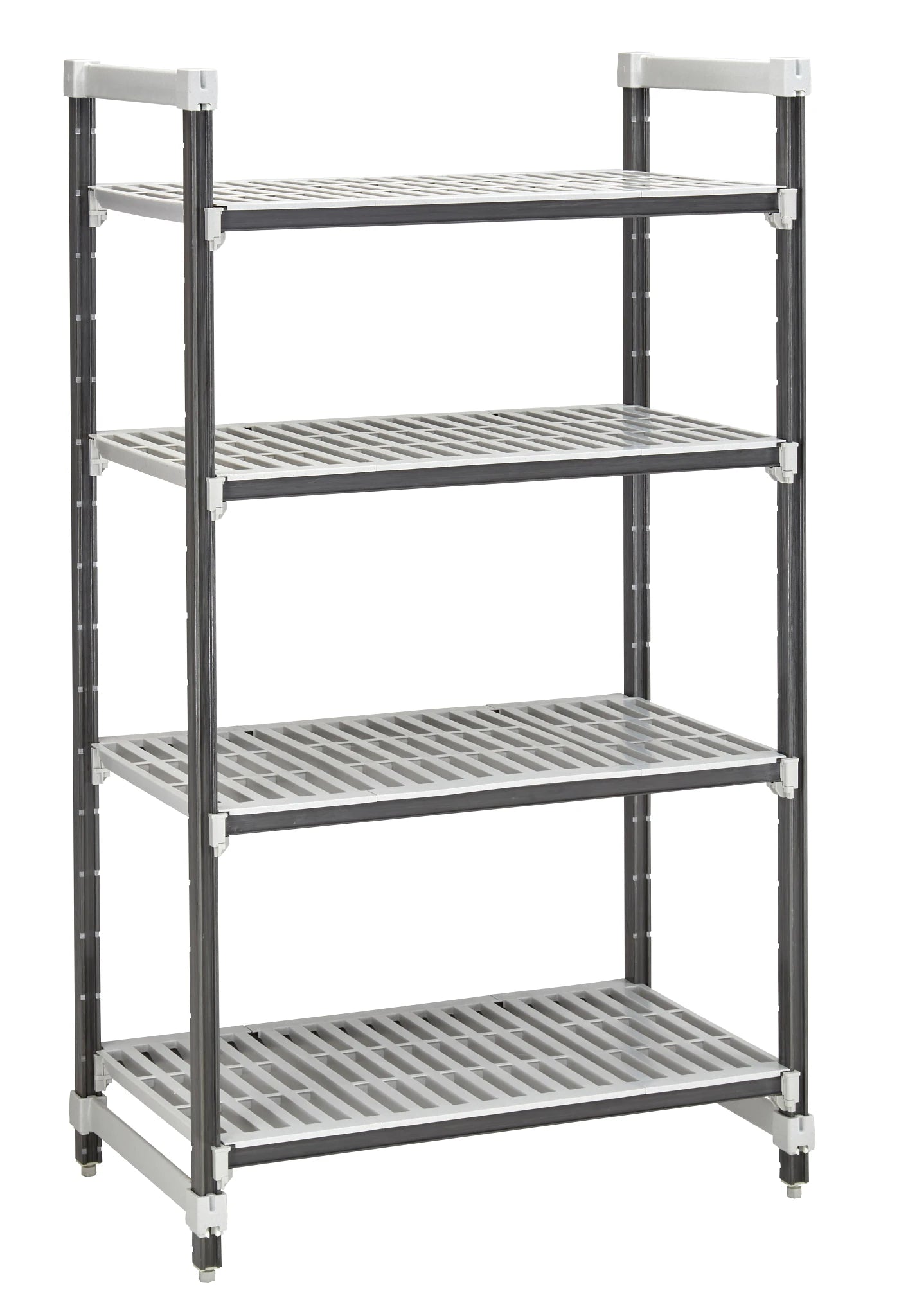 Ensemble d'étagères Cambro Elements XTRA, 4 étagères, 45,7 x 152,4 x 183,8 cm, gris