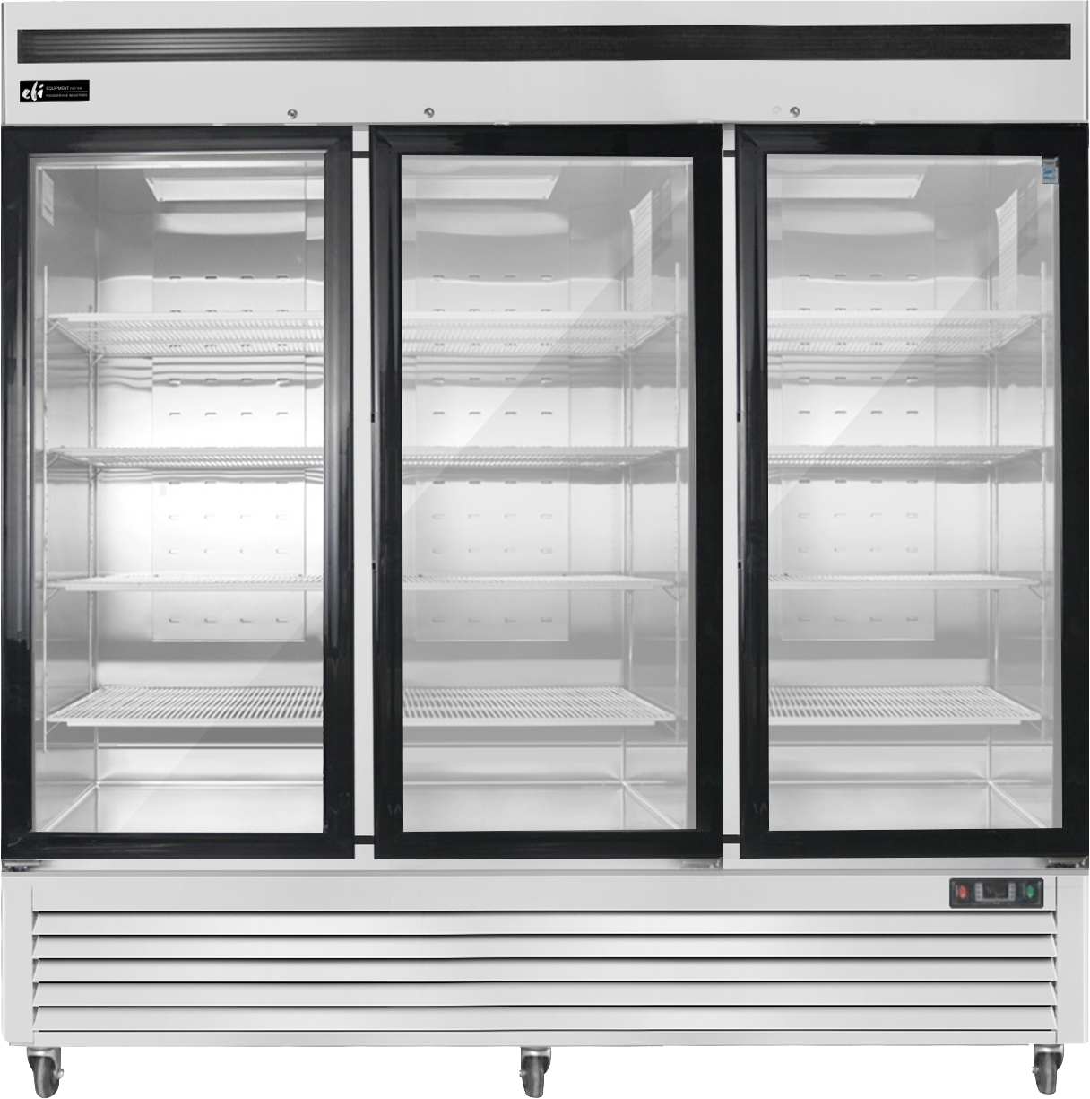 EFI F3-82GDSVC Glass Door Refrigerated Merchandiser