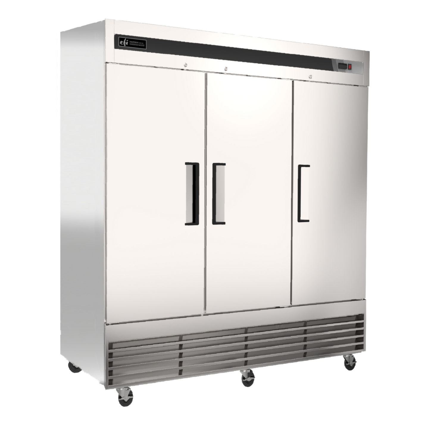 EFI X-Line F3-82VCX 82" Reach-In Triple Solid Door Freezer, Stainless Steel - F3-82VCX