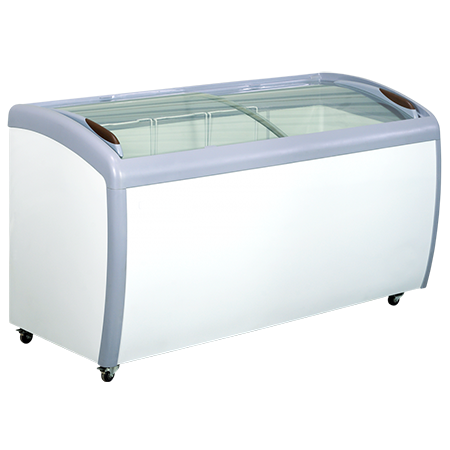 EFI FCCG-60 Curved Glass Chest Freezer