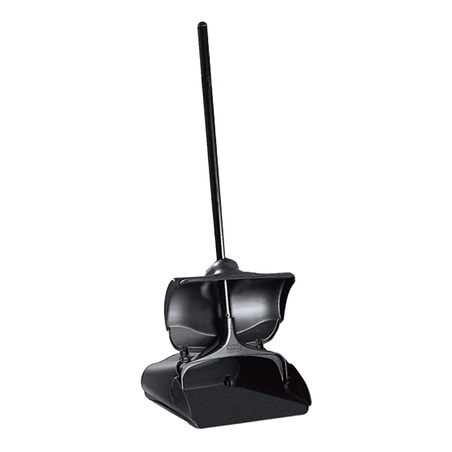 Rubbermaid Lobby Pro Upright Dust Pan W/ Cover, Black - FG253200BLA