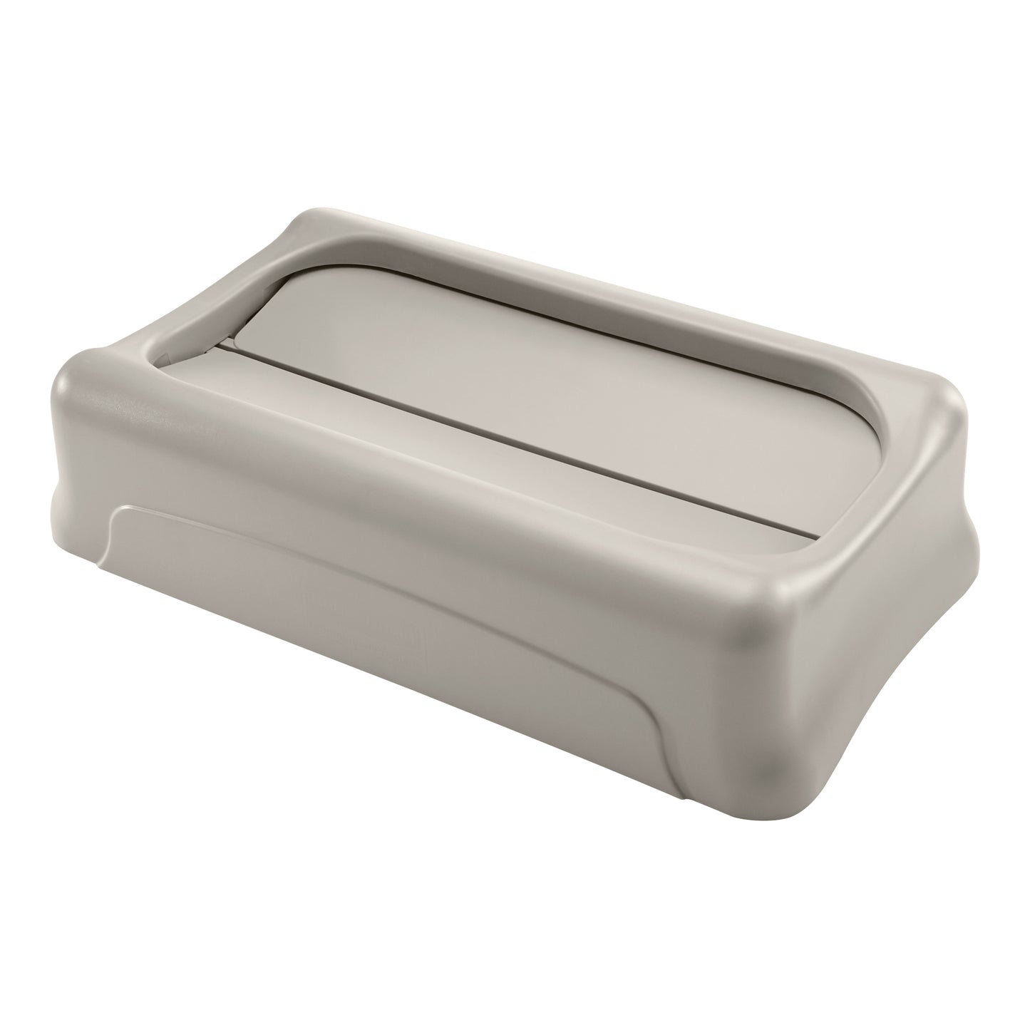 Rubbermaid Slim Jim Swing Lid, 23 & 16 Gal, Beige - FG267360BEIG