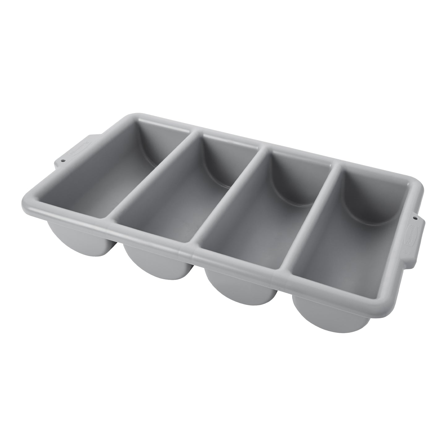 Rubbermaid Cutlery Bin, 4 Compartment, Grey - FG336200GRAY