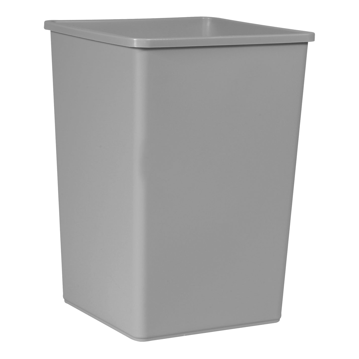 Rubbermaid Untouchable Square Container, 35 Gal, Grey - FG395800GRAY