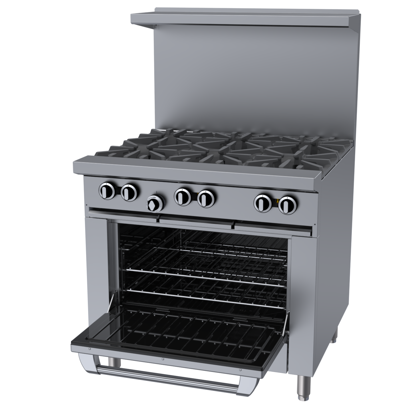Garland G-Series Gas Restaurant Range, 36", Propane - G36-6R(LP)