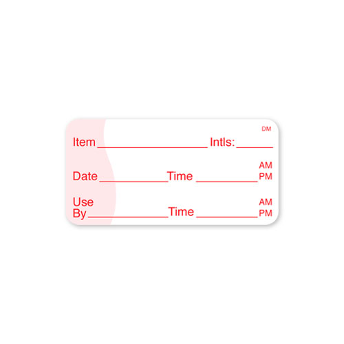 Daymark Item, Date, and Use By Label, 1" x 2" - IT110105