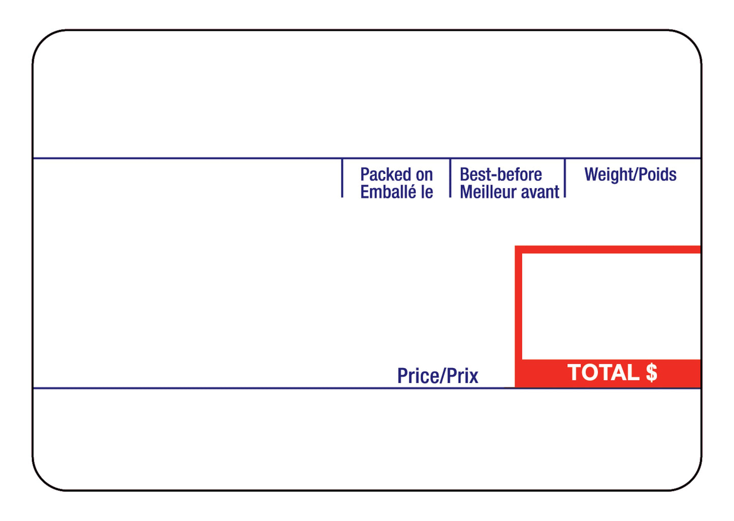 Kilotech Labels for Kilotech Scales, Roll of 700 (30-pack) - 862049