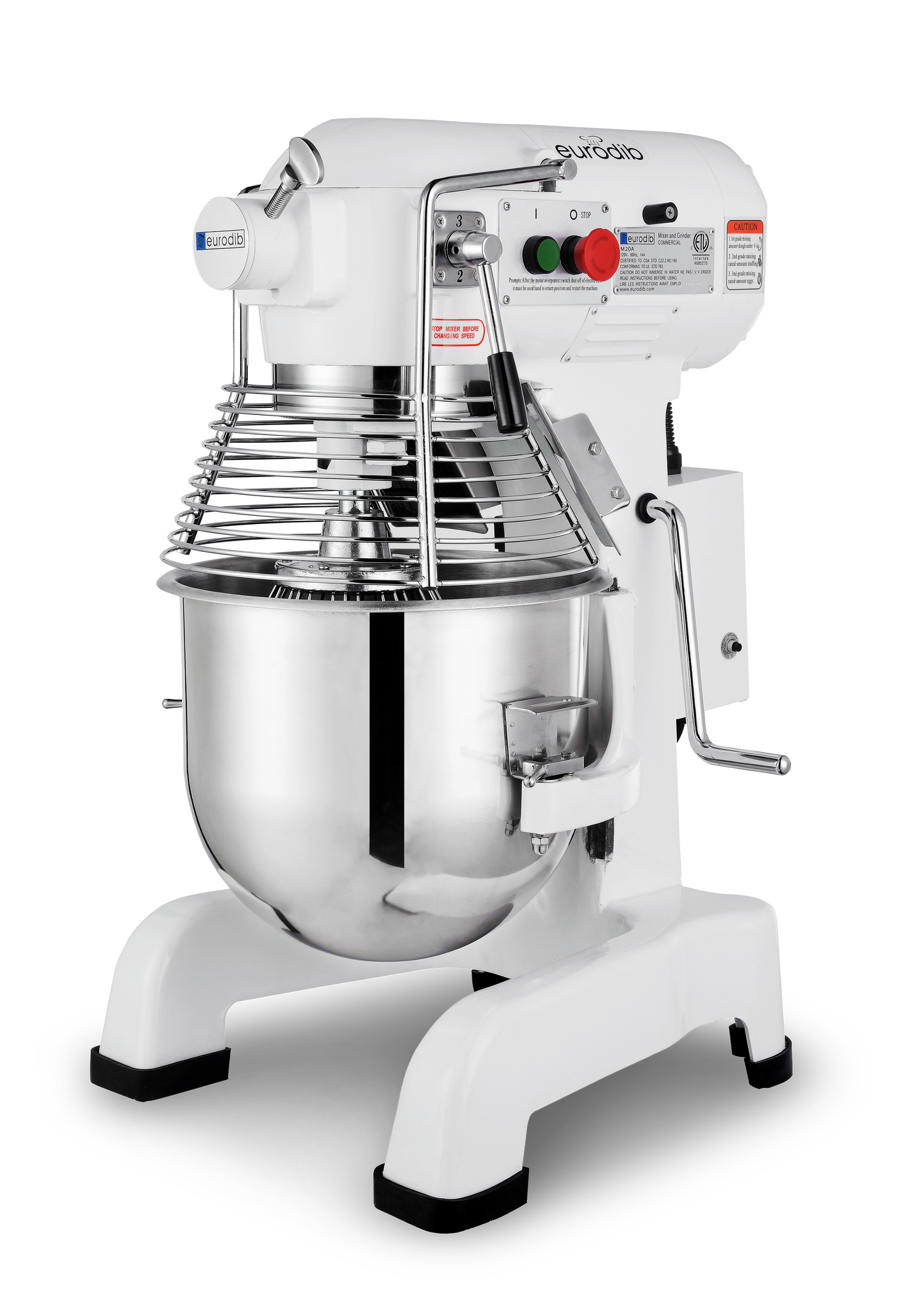 Eurodib Planetary Mixer, 21 qt. (20L)