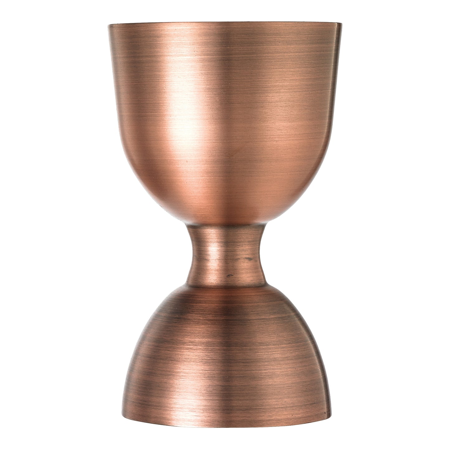 Mercer Barfly Heavy Duty Straight Rim Jigger, 1 & 2 oz, Antique Copper Finish - M37006ACP
