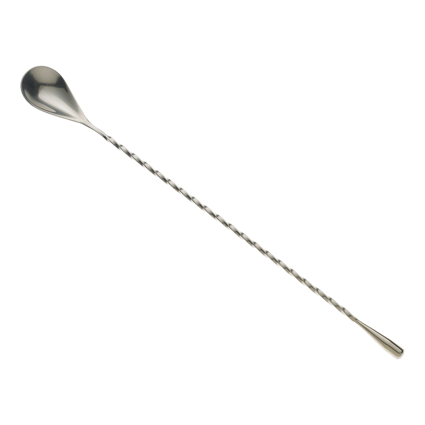 Mercer Barfly Classic Bar Spoon w/ Teardrop End, 11 13/16", Stainless Steel Finish - M37012