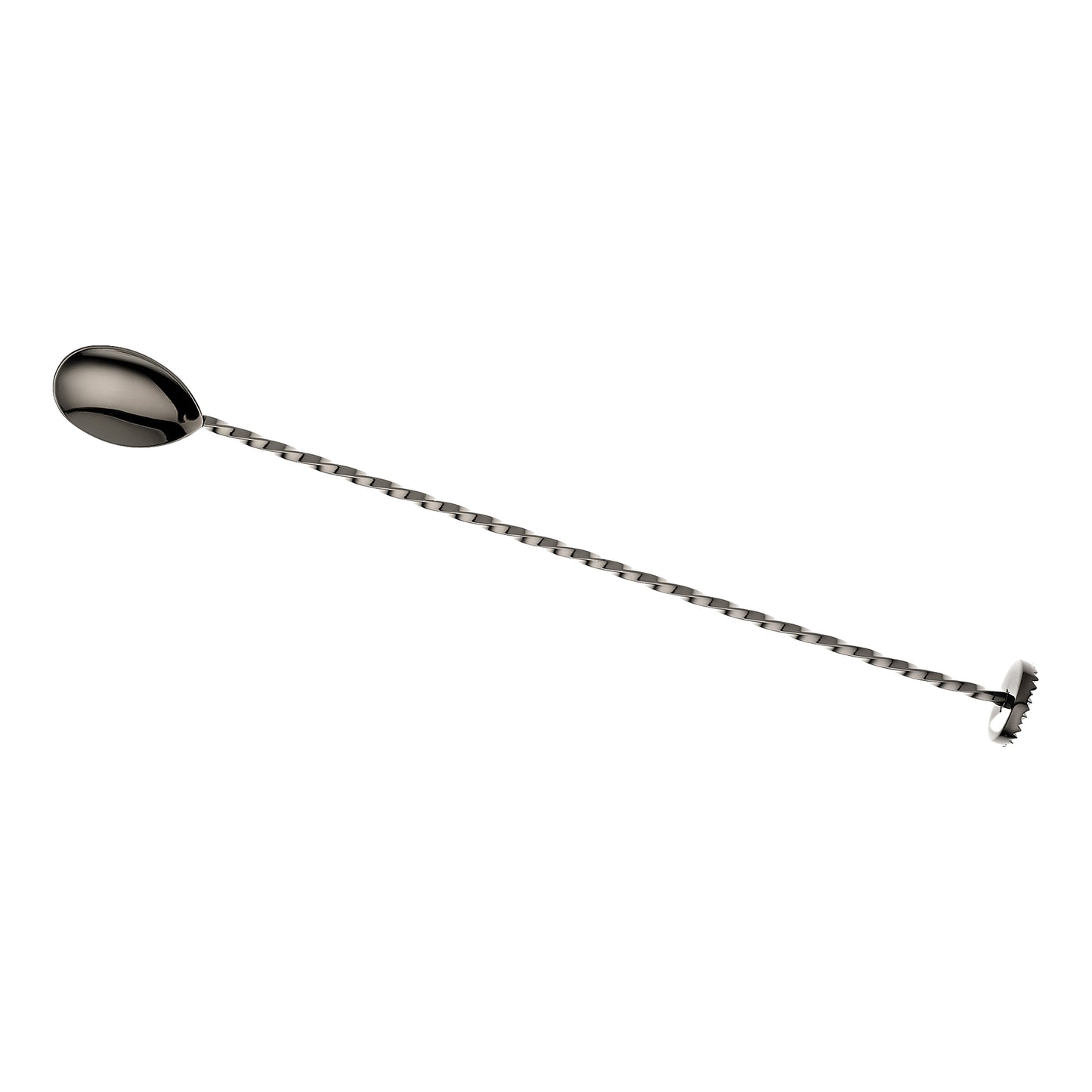Mercer | Cuillère de bar Barfly avec Muddler, 11 13/16 po, fini noir