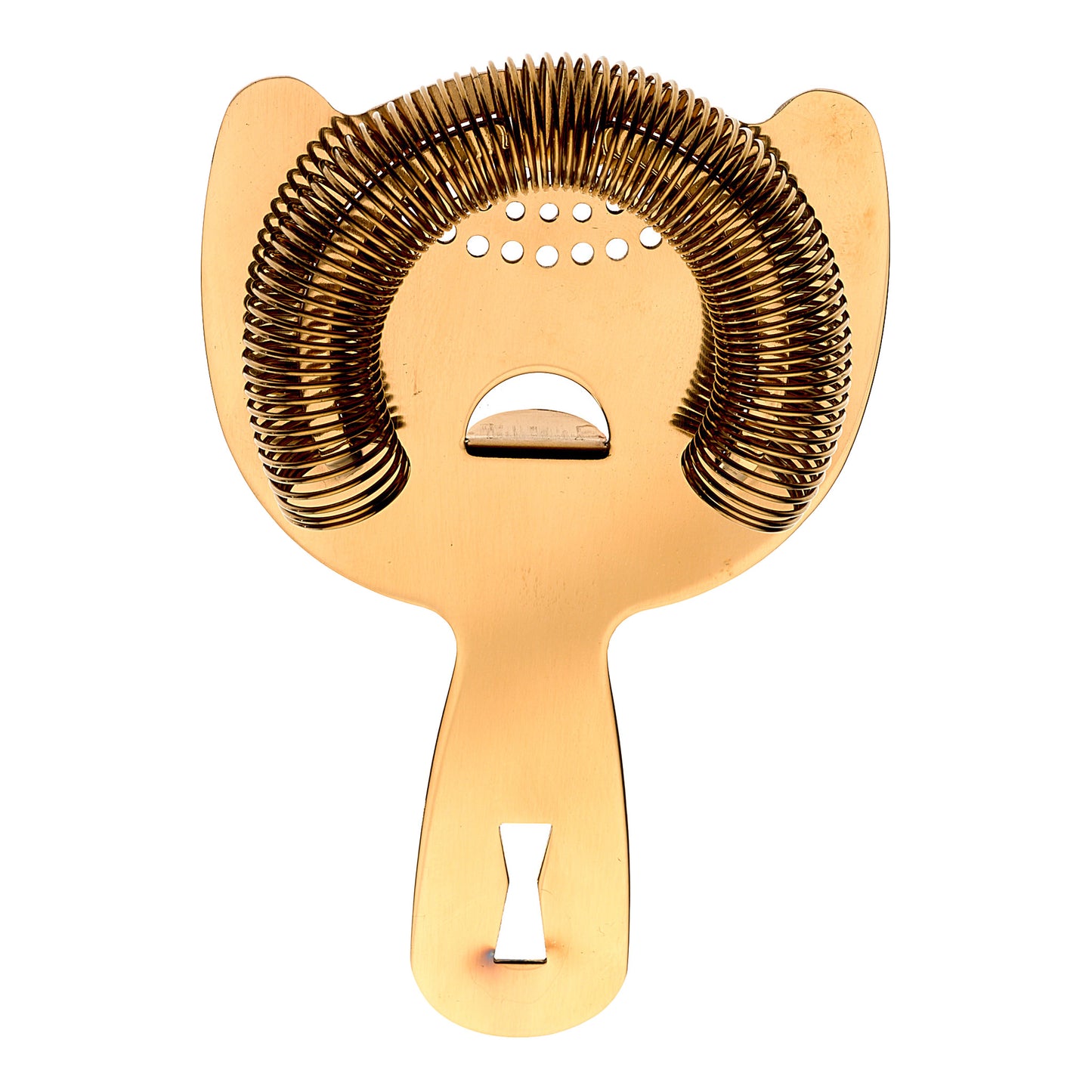 Mercer Barfly Heavy Duty Spring Bar Strainer, 6", Gold Finish - M37026GD