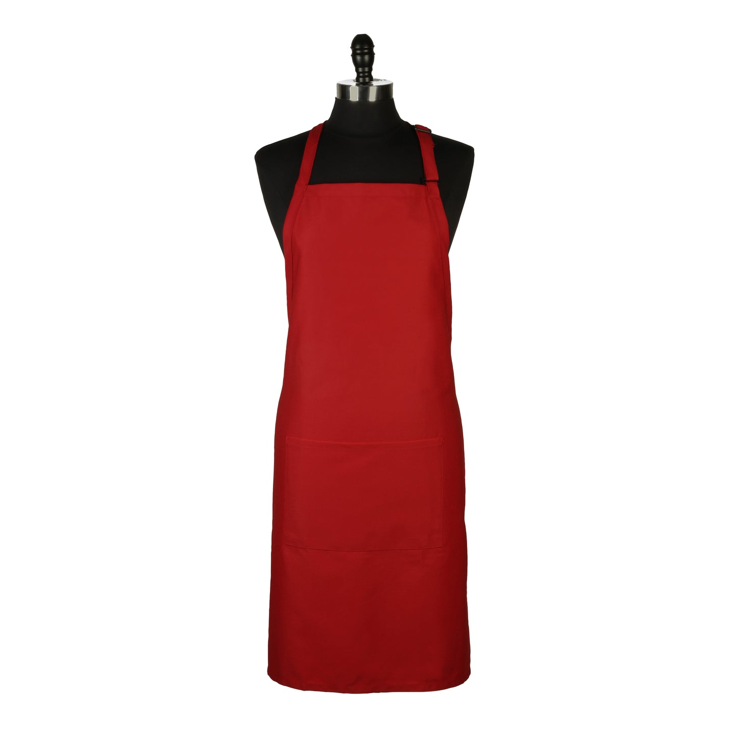 Mercer Genesis Bib Apron with Pocket, Red - M61110RD