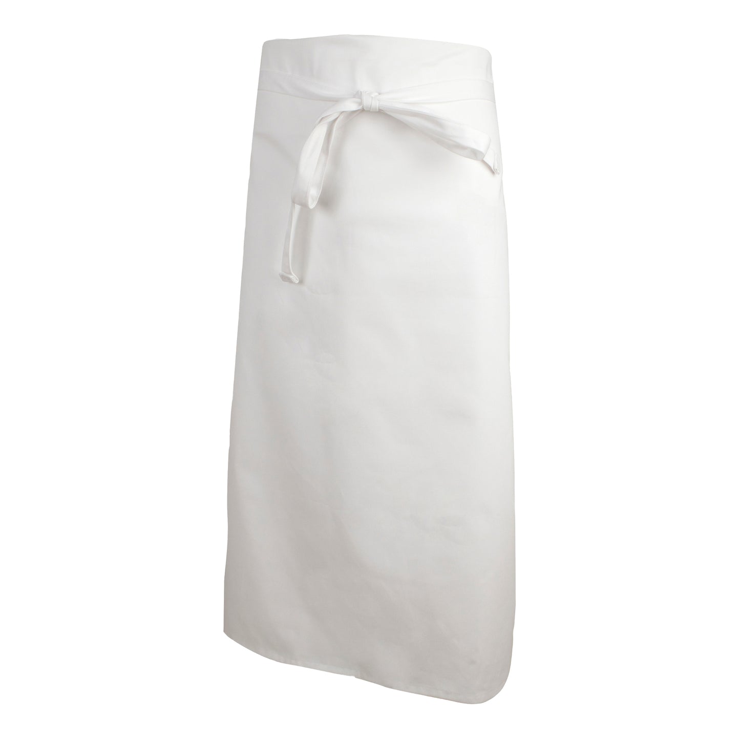 Mercer Genesis Bistro Apron, 4 Sided, White - M61135WH