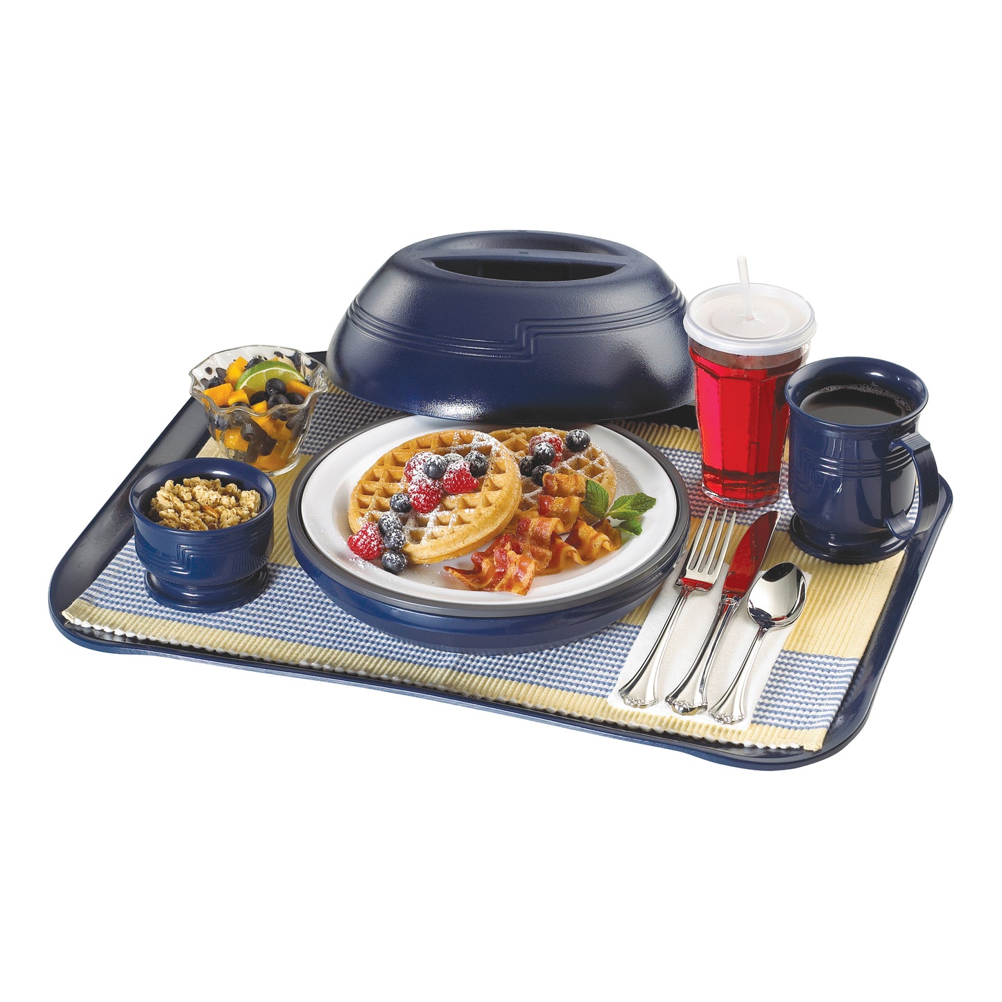 Cambro | Tasse de livraison isolée Shoreline, 8 oz, bleue marine (paquet de 48)