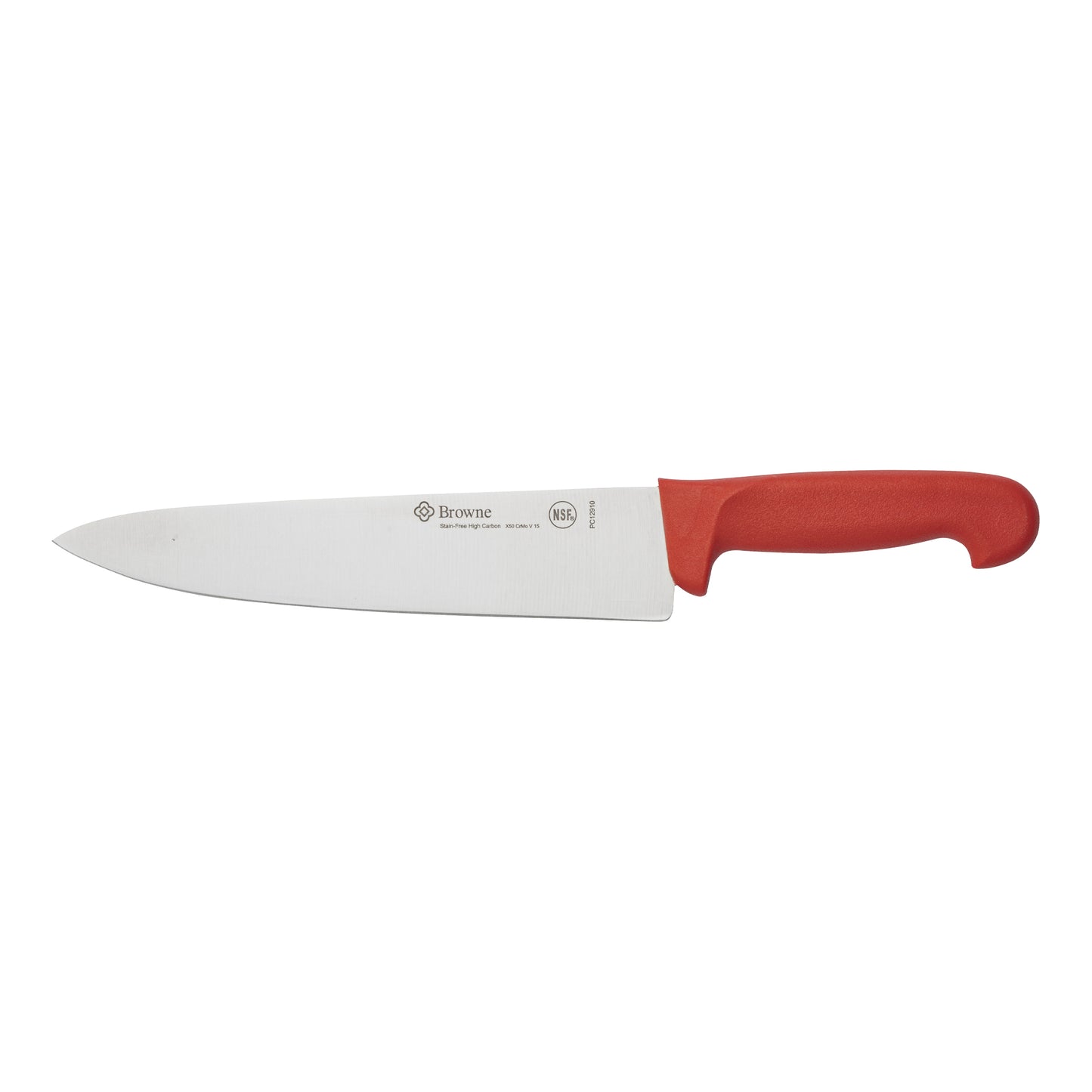 Browne Colour-Coded Chef Knife, 10", Red Handle - PC12910RD