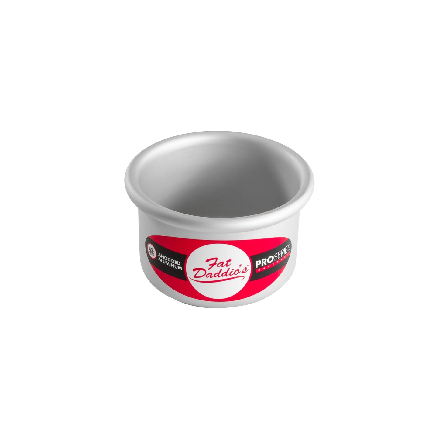 Fat Daddio's Round Cake Pan, 3" x 2", Aluminum - FDPRD32