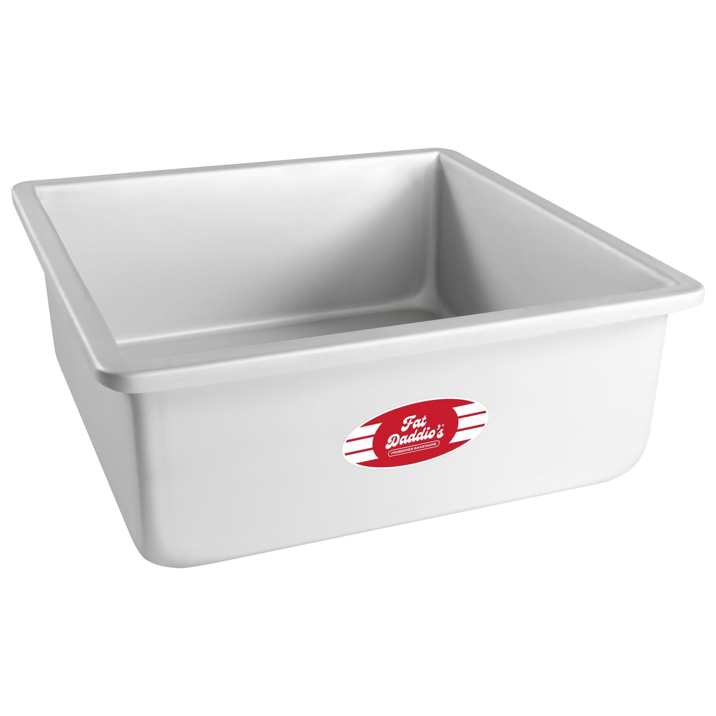 Fat Daddio's Square Cake Pan, 12" x 12" x 4", Aluminum - FDPSQ12124