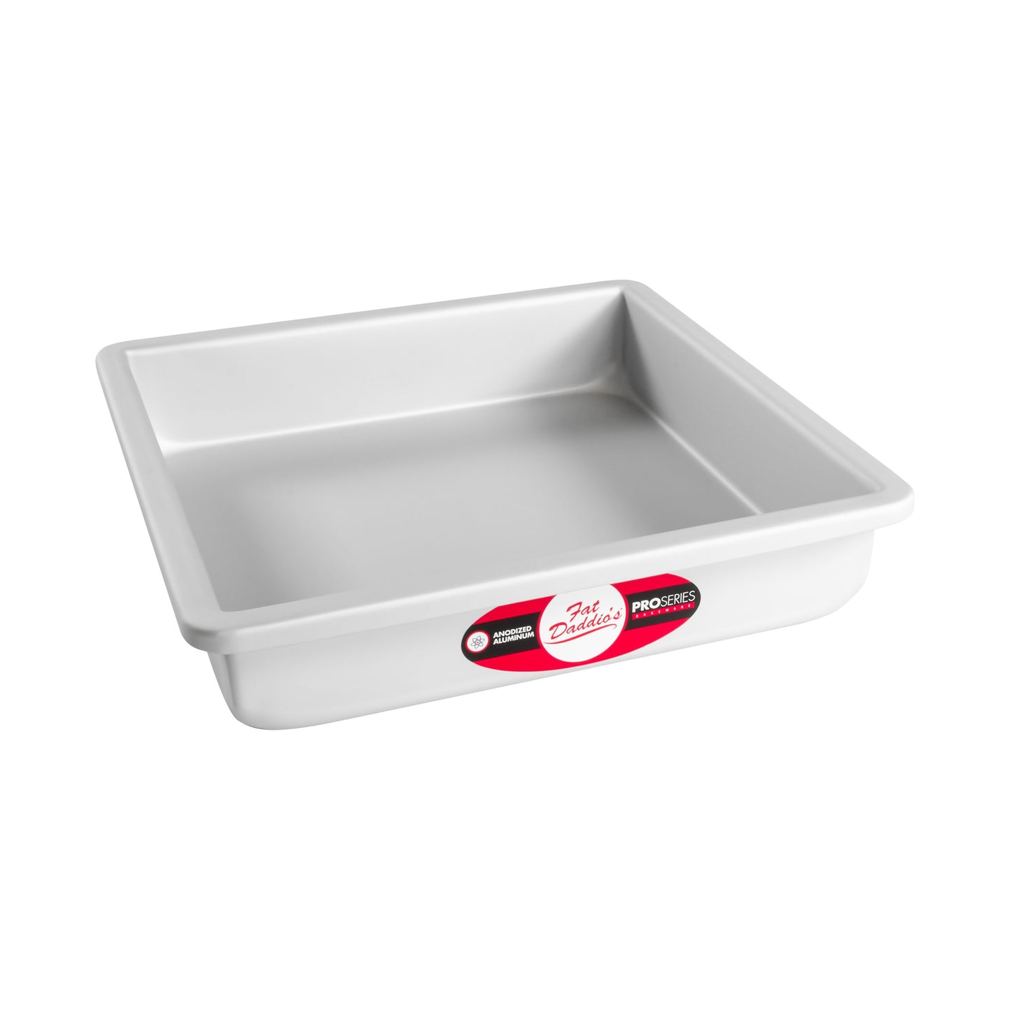 Fat Daddio's Square Cake Pan, 9" x 9" x 2", Aluminum - FDPSQ992